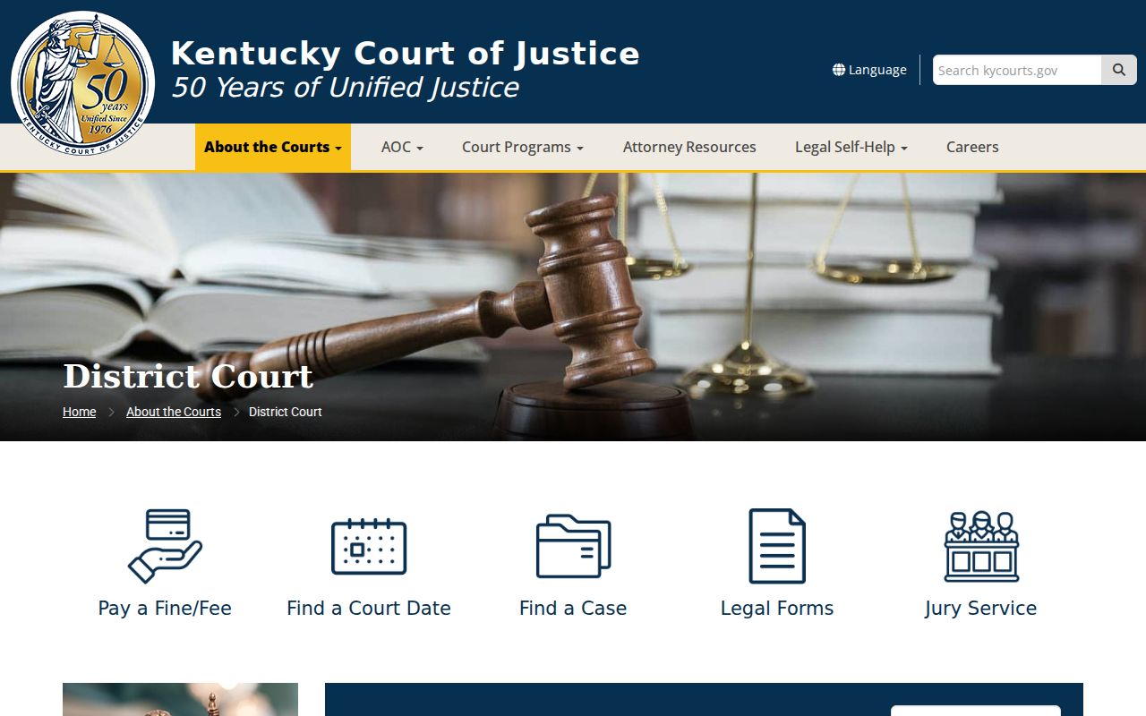 Adair County District Court criminal case jurisdiction information