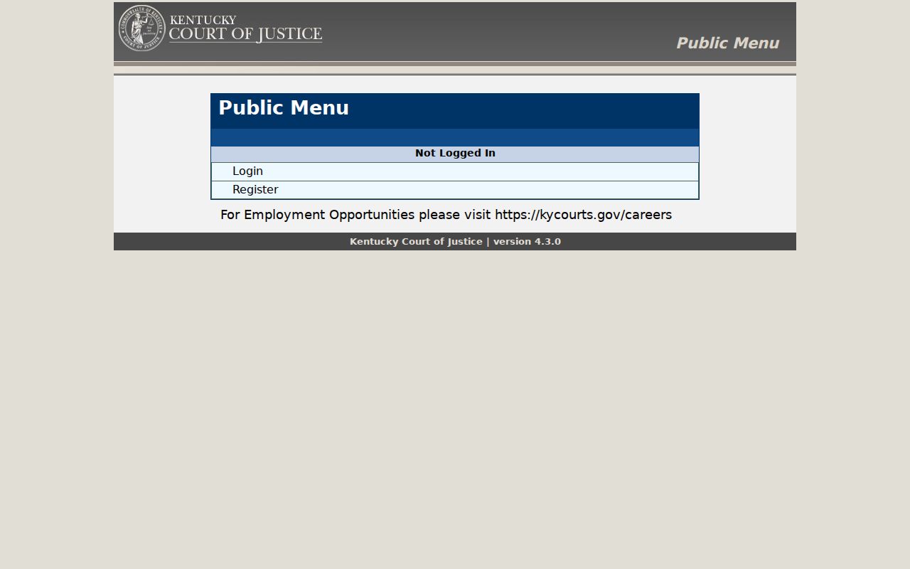 Adair County court case lookup through Kentucky court services