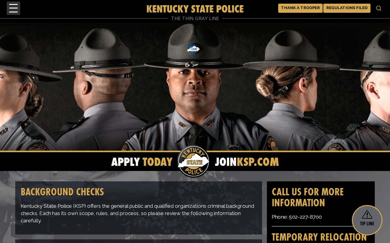 Adair County criminal history KSP background check choices