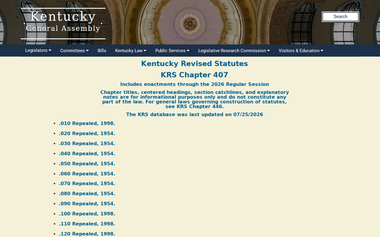 Adair County sex offender registration law in KRS Chapter 17